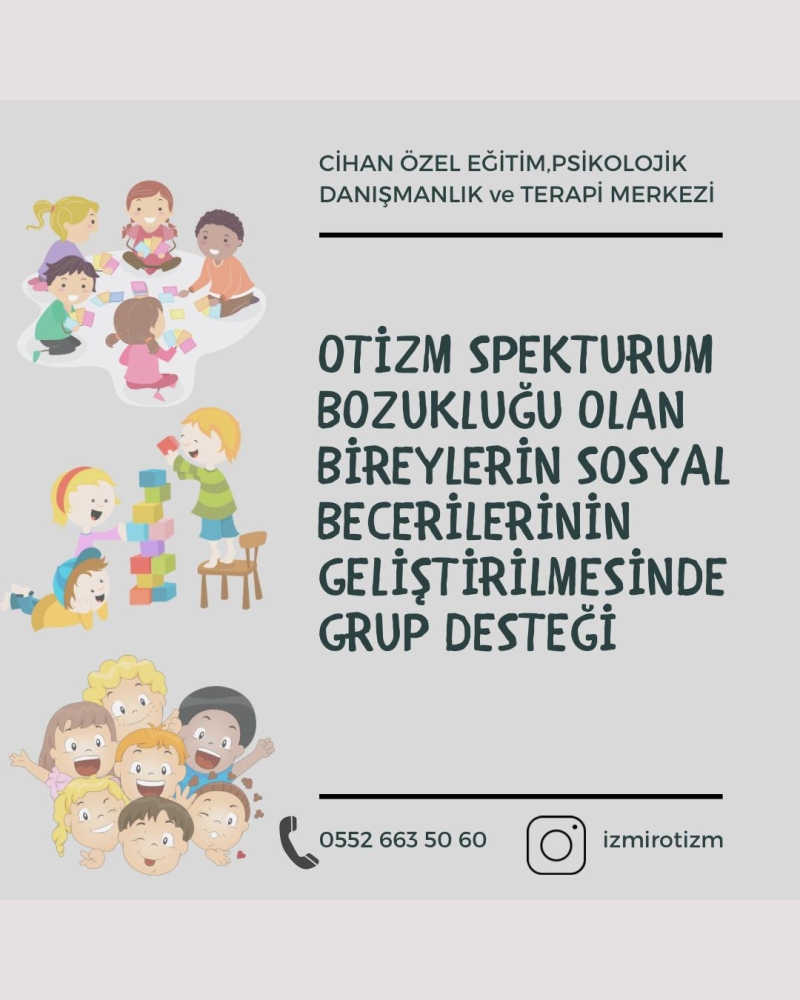 Otizm Spektrum Bozukluğu Olan Bireylerin Sosyal Becerilerinin Geliştirilmesinde Grup Desteği